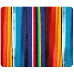 Gaming Mouse Pad Mexican Pattern Non-Slip Rubber Mouse Pad for Computers Laptop Rectangle Personalised Mousepad 9.5x7.9 Inch