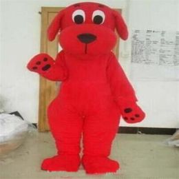 2018 High quality Red Dog Clifford mascot costume Suitable for the different festivals EMS different222t