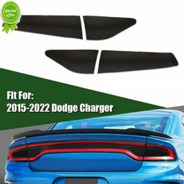 Car Tail Light Tint Overlays Sticker Auto Rear Lamp Vinyl Decal Dark Smoked Film Sticker Accessories for 2015-2022 Dodge Charger
