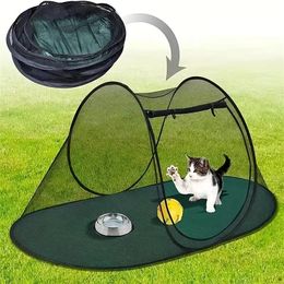 Pet Tent Pet Folding Bug Net Tent Foldable Outside Play Tent Shelter Cat Tent Outdoor Supply