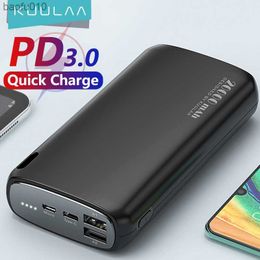 KUULAA Power Bank 20000mAh Portable Charging Poverbank Mobile Phone External Battery Charger Powerbank 20000 mAh for iPhone 14 L230712