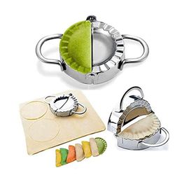 Other Kitchen Tools Dumpling Maker 304 Stainless Steel Press Ravioli Wrappers Mold Dough Cutter Accessories 3.74/3.34 Large Drop Del Dh9Wa