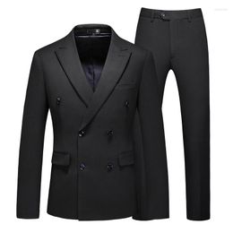 Men's Suits Jacket Pant Vest / 2023 Fashion Men Business Three Piece Sets Male Wedding Dress Suit Blazers Coat Trousers Waistcoat