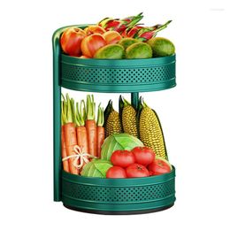 Hooks Rotating Spice Rack Kitchen Storage Turntable Organiser Racks Display Stand For Dining Table Cupboard Pantry And