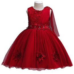 Girl's Dresses Girls Summer Dresses Kids Baby Girl Wedding Party Princess Tutu Dress For Teens Birthday Ball Gown Formal Dress Children Clothes 230712