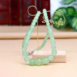 Pendant Necklaces Green Jade Beaded Necklace Amulet Man Gifts for Women Natural Jewelry Luxury Designer Chinese Fashion Beads Amulets Gemstones HKD230712