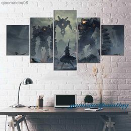 Genshin Impact Popular Video Game HD Wallpaper Oil Painting on Canvas Wall Art Boy's Room Decor Wall Poster Murals Home Decor L230704