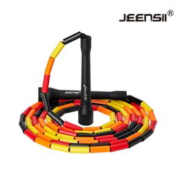 Jump Ropes NEVERTOOLATE PE 1 inch length hard beads 29 meter skip beaded jump rope skipping fitness crossfit freestyle 230712