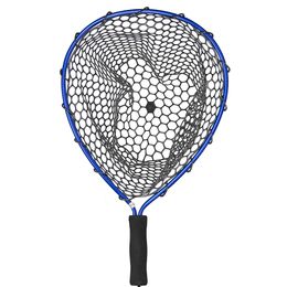 Fishing Accessories Fish net soft silicone fish net aluminum alloy rod EVA handle with elastic strap and buckle fishing net tool 230711