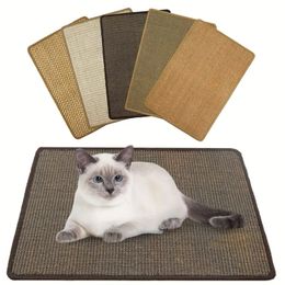 Cat Scratch Pad, Mat,Scratching Pads, Natural Sisal , Satisfies Cat's Scratching Nature And Protects Safety Of Furniture(Random Color)