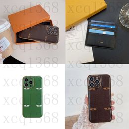 Fashion Designer Phone Cases For iPhone 15 14 11 12 13 pro max 14 plus mini X XR XSMAX 14Pro 13Pro cover electroplating PU leather shell With 5 Color Card Holder