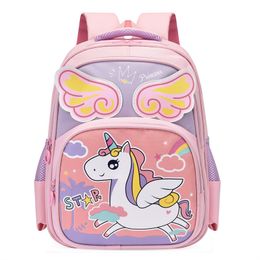 School Bags Children's backpack 3-5 years old ultra light waterproof unicorn dinosaur children's backpack 230712