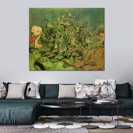 High Quality Handcrafted Vincent Van Gogh Oil Painting Landscape with Three Trees Landscape Canvas Art Beautiful Wall Decor