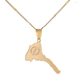 Pendant Necklaces Eritrea Map Flag For Women Jewellery African Of Eritrean