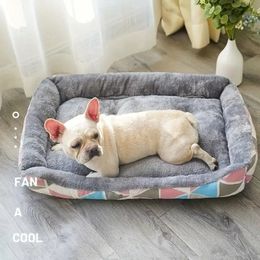 Dog Bed Soft Pet Cat Dog Sleeping Bed Comfortable Cat Bed For Indoor Cats, All Season Universal Mat Bed