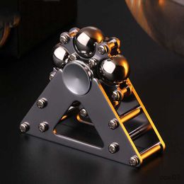 Decompression Toy New Spinner Metal Antistress Hand Spinner Adult Toys Kids Anti-stress Spinning Top Gyroscope Stress Reliever Children Toy R230712