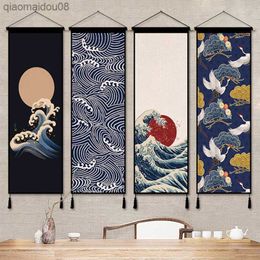 Wall Tapestry for Bedroom Hanging Scroll Painting Canvas Posters Art Pictures Living Room Home Decor Paintings L230704