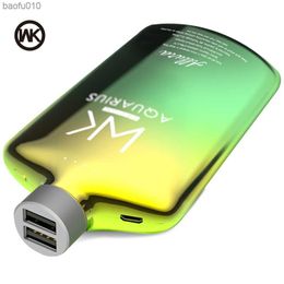 WK Power Bank 10000mAh 2 USB Portable Charging Bateria Externa Movil Poverbank 10000mAh for PowerBank 18650 Xiaomi iPhone Huawei L230712