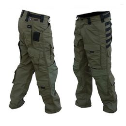 Pantaloni da uomo Cargo Tattici da uomo Intruso Militare Multitasche Pantaloni da combattimento Swat Pantaloni da servizio segreto resistenti all'usura per esterni da uomo