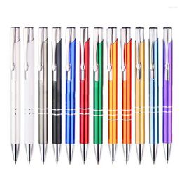 100pcs/Lot Customize Promotion Ballpoint Pen Metal Ball Support Laser Logo Advertising Wholesale Personalized