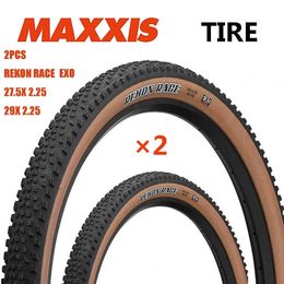 Bike Tires 2PCS MAXXIS 29 MTB Bicycle Tire 27.5x2.25 29x2.25 REKON RACE EXO Tires Anti Puncture Tyre MAXXIS MTB Bike Off-road Downhill Tire HKD230712