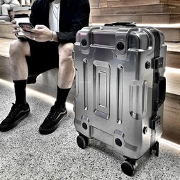 Suitcases Personalised Luggage For Boys Strong Ruggedness 28 "silent -proof Trolley Suitcase Box Travel 20/24" Carry On Boarding Case