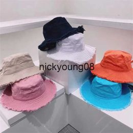 Wide Brim Hats Bucket Hats Women Fashion Designer Bucket Hat Casquette Bob luxury Wide Brim Hats Leisure Sun Prevent Cap brand Frayed Caps Outdoor Fishing Beach Hats C