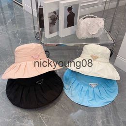 Wide Brim Hats Bucket Hats Luxury designer bucket hat sunshade hat wet and quick drying fabric in summer lightweight breathable and foldable UV resistant very good ni