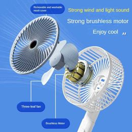 Electric Fans Portable Quiet Fan Wind Speeds with Strong Clip USB Interface Suitable for Desktop Bedroom.