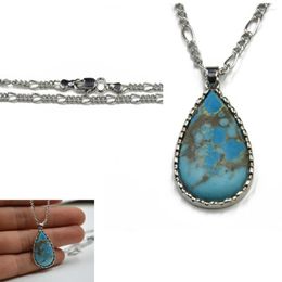 Pendant Necklaces 1Pcs Design 24 Inch Chain Dew Drop Waterdrop Dotted Necklace For Party