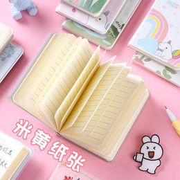 Thickened Rubber Case Portable Pocket Carry-on Word Book Student Stationery Prize Gift Cute Kawaii Notebook 128 Pages