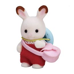 Tools Workshop Sylvanian Families Chocolate Rabbit Baby Animal Toys Dolls Girl Gift in Box 5405 230712