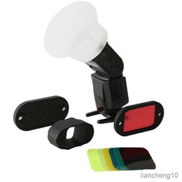 Flash Diffusers 1Pc Silicone Soft Light Shade Rubber Mod Sphere Modular Flash Accessories for Camera Speedlite Mod 12.0*7.0cm R230712