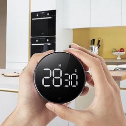 Kitchen Timers Kitchen Timer Digital Timer Magnetic Suction LED Manual Countdown Alarm Clock Mechanical Cooking Timer Beauty Sports Reminder 230711