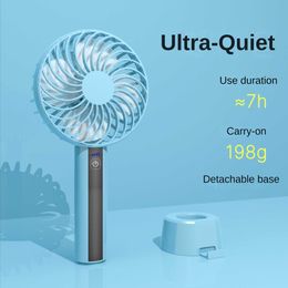 Electric Fans Cameras New mini usb fan with large wind hand-held portable mute office student desktop fan