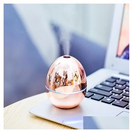Essential Oils Diffusers Usb Portable Desktop Egg Air Humidifier Mist For Home Office Bedroom Baby Room Car Metalic Drop Delivery Ga Dhz46