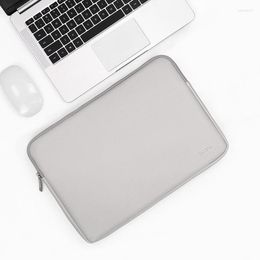 Briefcases Business Laptop Liner Bag Convenient Thin Light Women's Travel Computer File Organize Pouch Leather Notebook Handbags