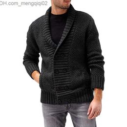 Men's Sweaters Autumn 2022 Men's Fashion Medium Long Scapula Winter Sweater Men's cardigan Z230712