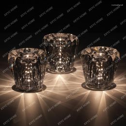 Tischlampen Kristall Diamant Lampe Schlafzimmer Nachttisch Lade Mini Led Restaurant Ruhige Bar Ambiente Licht Kreative Kleine Nacht