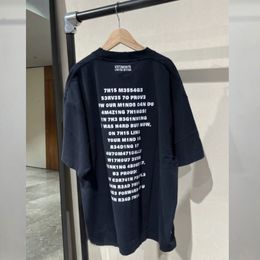 Men's T-Shirts 7H15 Special Limited VETEMENTS Tshirts Cotton Letter Print Short Sleeve Embroidery Casual Loose VTM T-shirts for Men Women 230711