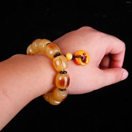 Strand Tiger Eye Stone Beads Bracelet Adjustable Braided Rope Bangles Natural Lava Rock Men Women Yoga Healing Balance Bracelets