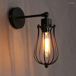 Wall Lamp American Retro Industrial Light Indoor Lighting Vintage Sconce For Home Restaurant Bar Cafe Corridor El Decor