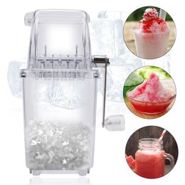 Ice Cream Tools For Home Kitchen Bar Portable Blenders Multifunction Supplies Manual Crusher Hand Shaved Machine 230712