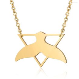 Pendant Necklaces Whale Tail Stainless Steel Necklace Jewellery Accessories Valentine's Party Gifts For Women Wholesale Gift