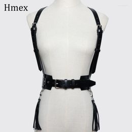 Belts Punk Harajuku Leather Harness Ceinture Slim Body Bondage Cage Sculpting Waist Belt Straps Fashion Suspenders Femme
