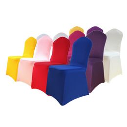 Wedding Decoration Chair Covers Polyester Elastic Hotel Banquet Chair Cushion