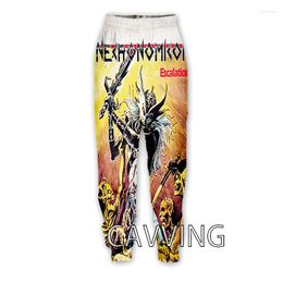 Men's Pants CAVVING 3D Print Necronomicon-Band Casual Sports Sweatpants Straight Jogging Trousers