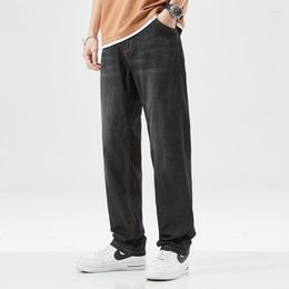 Men's Jeans 2023 Summer Autumn Streetwear Baggy Men Korean Fashion Loose Straight Wide Leg Pants Male Brand Black Y2k Clothes