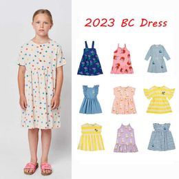 Girl's Dresses American Child Girls Short Sleeve Dress 2023 BC New SS Summer Kids One-Pieces Princess Dress Children's Outwear Dress ClothingsHKD230712