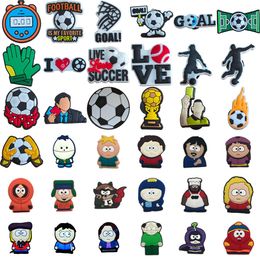 Shoe Parts Accessories Soccer Charms For Clog Jibbitz Bubble Slides Sandals South Pvc Decorations Christmas Birthday Gift Party Favo Otdoo